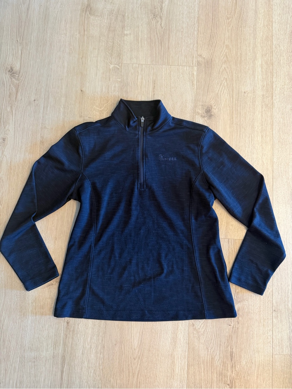 Chick-fil-A Team Style Women’s Black 1/2 Zip Mock Neck Pullover Top M